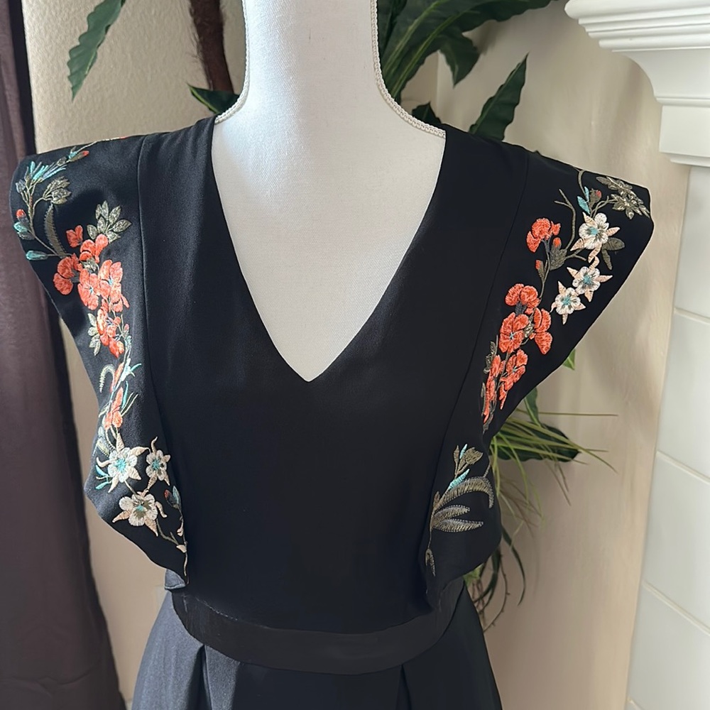 A.B.S Collection Floral Ruffle Dress - Picture 2 of 7